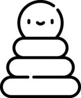 A black and white image of a stack of books vector