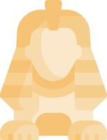 Egyptian sphinx statue vector