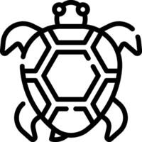 A turtle icon on a white background vector