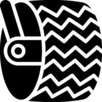 A black and white image of a tire with a zigzag pattern vector