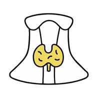 a cartoon image of a bell with a human brain inside vector