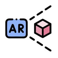 a logo with a cube and a box vector