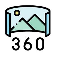 360 photos and videos for your business vector