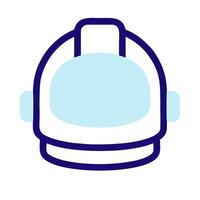 A helmet icon on a white background vector