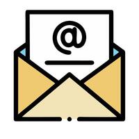 Email icon with envelope and envelope icon vector