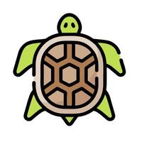 A turtle icon on a white background vector