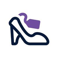 high heels icon. dual tone icon for your website, mobile, presentation, and logo design. vector