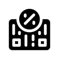 barcode icon. glyph icon for your website, mobile, presentation, and logo design. vector