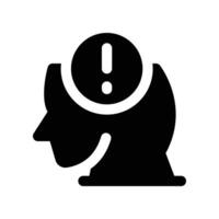 mind icon. glyph icon for your website, mobile, presentation, and logo design. vector