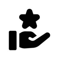 satisfaction icon. glyph icon for your website, mobile, presentation, and logo design. vector