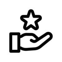 satisfaction icon. line icon for your website, mobile, presentation, and logo design. vector