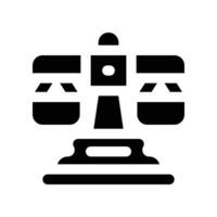 justice icon. glyph icon for your website, mobile, presentation, and logo design. vector