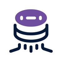 database icon. dual tone icon for your website, mobile, presentation, and logo design. vector