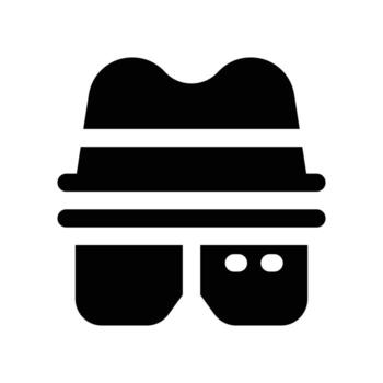 hacker icon. glyph icon for your website, mobile, presentation, and logo design. vector