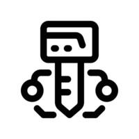 key icon. line icon for your website, mobile, presentation, and logo design. vector