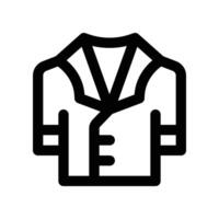 lab coat icon. line icon for your website, mobile, presentation, and logo design. vector