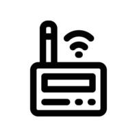 router icon. line icon for your website, mobile, presentation, and logo design. vector