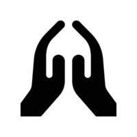 faith icon. glyph icon for your website, mobile, presentation, and logo design. vector