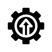 improvement icon. glyph icon for your website, mobile, presentation, and logo design. vector