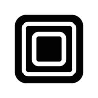 stop icon. glyph icon for your website, mobile, presentation, and logo design. vector