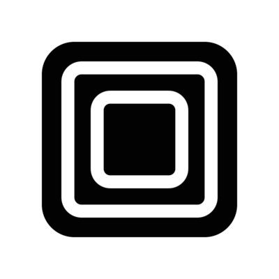 stop icon. glyph icon for your website, mobile, presentation, and logo design.