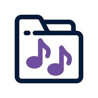 folder icon. dual tone icon for your website, mobile, presentation, and logo design. vector