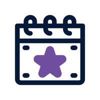 event icon. dual tone icon for your website, mobile, presentation, and logo design. vector