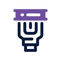 camera flash icon. dual tone icon for your website, mobile, presentation, and logo design. vector