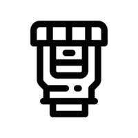 camera lens icon. line icon for your website, mobile, presentation, and logo design. vector