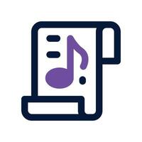 poster icon. dual tone icon for your website, mobile, presentation, and logo design. vector
