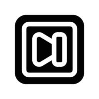 next icon. glyph icon for your website, mobile, presentation, and logo design. vector