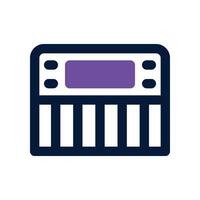 keyboard icon. dual tone icon for your website, mobile, presentation, and logo design. vector