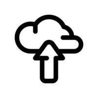 upload icon. line icon for your website, mobile, presentation, and logo design. vector