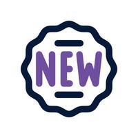 new icon. dual tone icon for your website, mobile, presentation, and logo design. vector