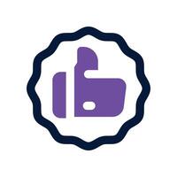 like icon. dual tone icon for your website, mobile, presentation, and logo design. vector