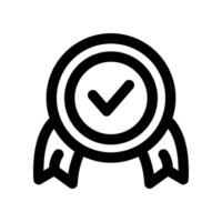medal icon. line icon for your website, mobile, presentation, and logo design. vector
