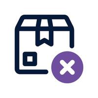 cancel icon. dual tone icon for your website, mobile, presentation, and logo design. vector