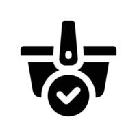 checkout icon. glyph icon for your website, mobile, presentation, and logo design. vector