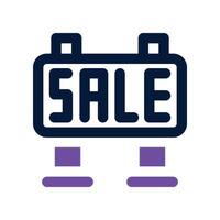 sign icon. dual tone icon for your website, mobile, presentation, and logo design. vector