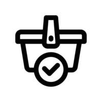 checkout icon. line icon for your website, mobile, presentation, and logo design. vector
