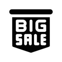 big sale icon. glyph icon for your website, mobile, presentation, and logo design. vector