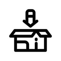packing icon. line icon for your website, mobile, presentation, and logo design. vector