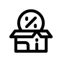 best price icon. line icon for your website, mobile, presentation, and logo design. vector