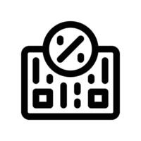 barcode icon. line icon for your website, mobile, presentation, and logo design. vector