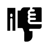 dislike icon. glyph icon for your website, mobile, presentation, and logo design. vector