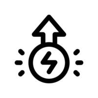 motivation icon. line icon for your website, mobile, presentation, and logo design. vector