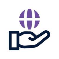 environment icon. dual tone icon for your website, mobile, presentation, and logo design. vector