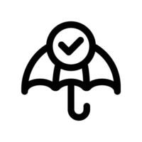 reliability icon. line icon for your website, mobile, presentation, and logo design. vector