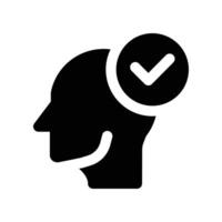 optimism icon. glyph icon for your website, mobile, presentation, and logo design. vector