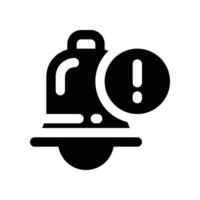 notification icon. glyph icon for your website, mobile, presentation, and logo design. vector